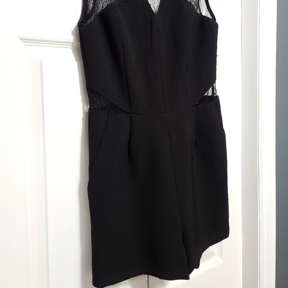 Black laces dynamite romper